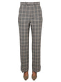 GUCCI Chic Prince of Wales Patterned Pants for Women - Size 691918