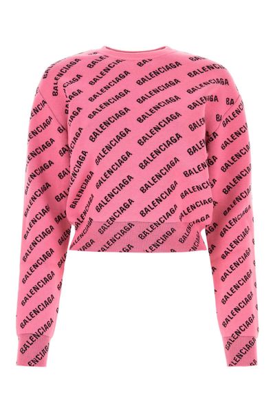 BALENCIAGA Jacquard Crew-Neck Sweater