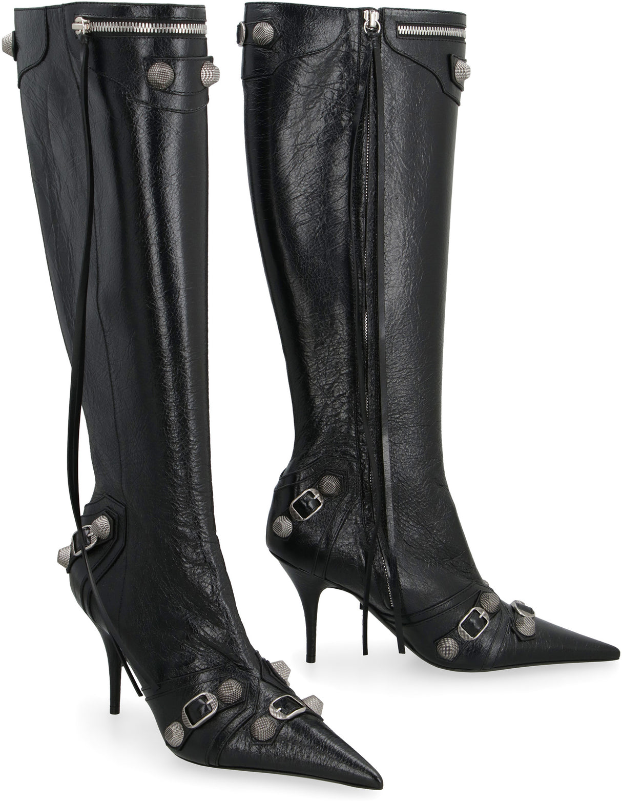 BALENCIAGA Pointed-Toe Stiletto Boots