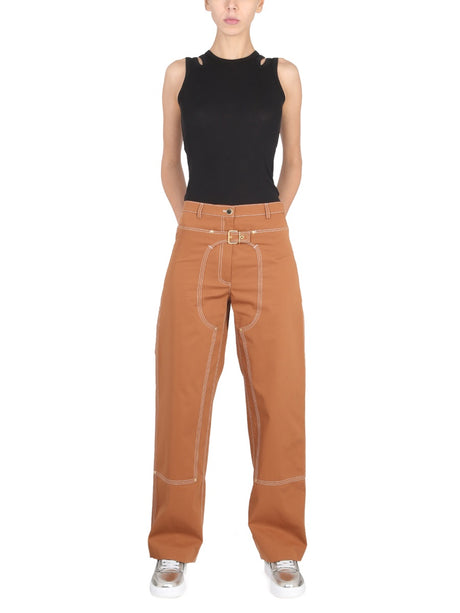 STELLA McCARTNEY Sophisticated Women's Pants with Buckle Detail