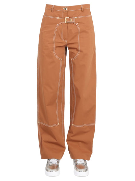 STELLA McCARTNEY Sophisticated Women's Pants with Buckle Detail