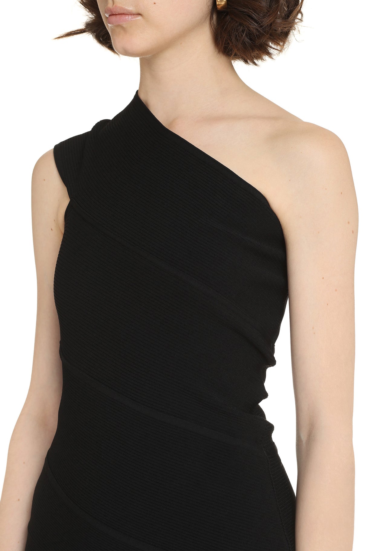 BOTTEGA VENETA Asymmetrical Knit Dress