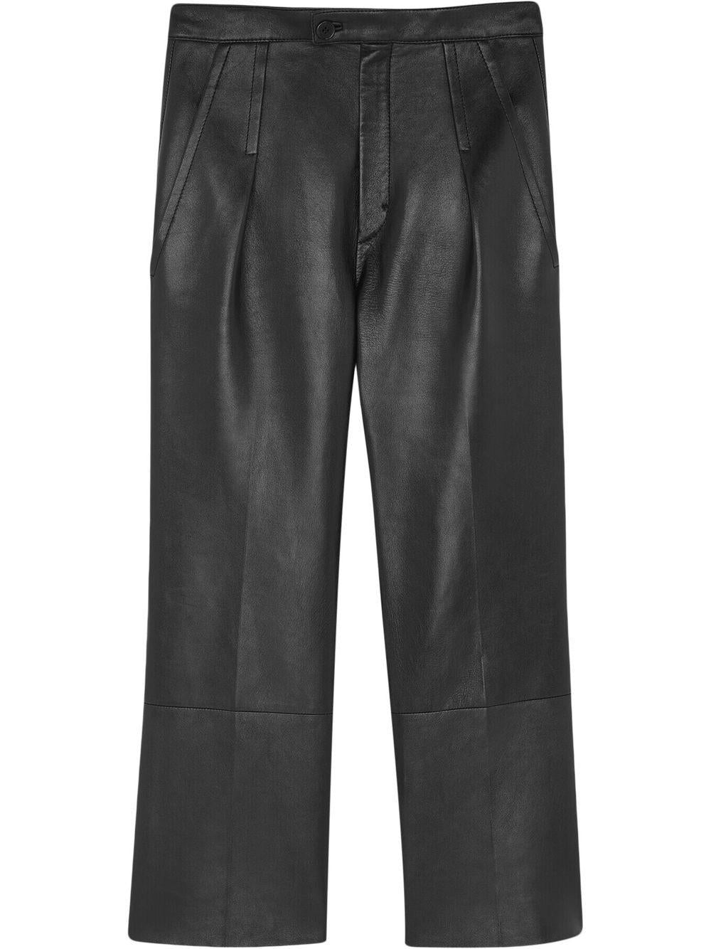 SAINT LAURENT Luxe Lambskin Mini Pants for Women