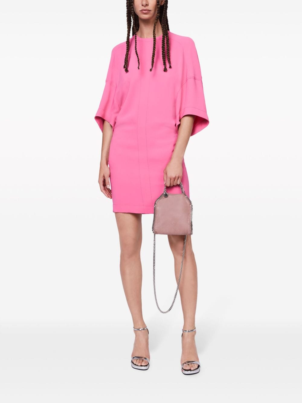 STELLA MCCARTNEY Oversized Sleeve Viscose T-Shirt Dress