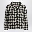 VALENTINO Macro Houndstooth Jacket for Women - SS25 Collection