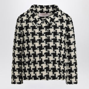 VALENTINO Macro Houndstooth Jacket for Women - SS25 Collection