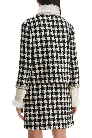 VALENTINO GARAVANI Mini Embroidered Tweed Short Jacket