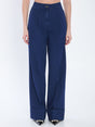 VALENTINO GARAVANI Wide Leg Denim Trousers - Size 40