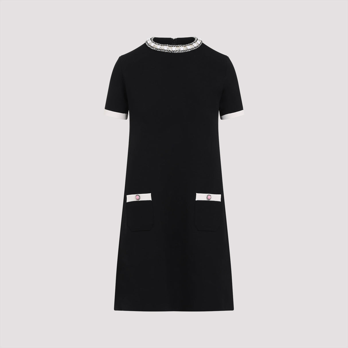 VALENTINO Chic Acetate Mini Dress for Women