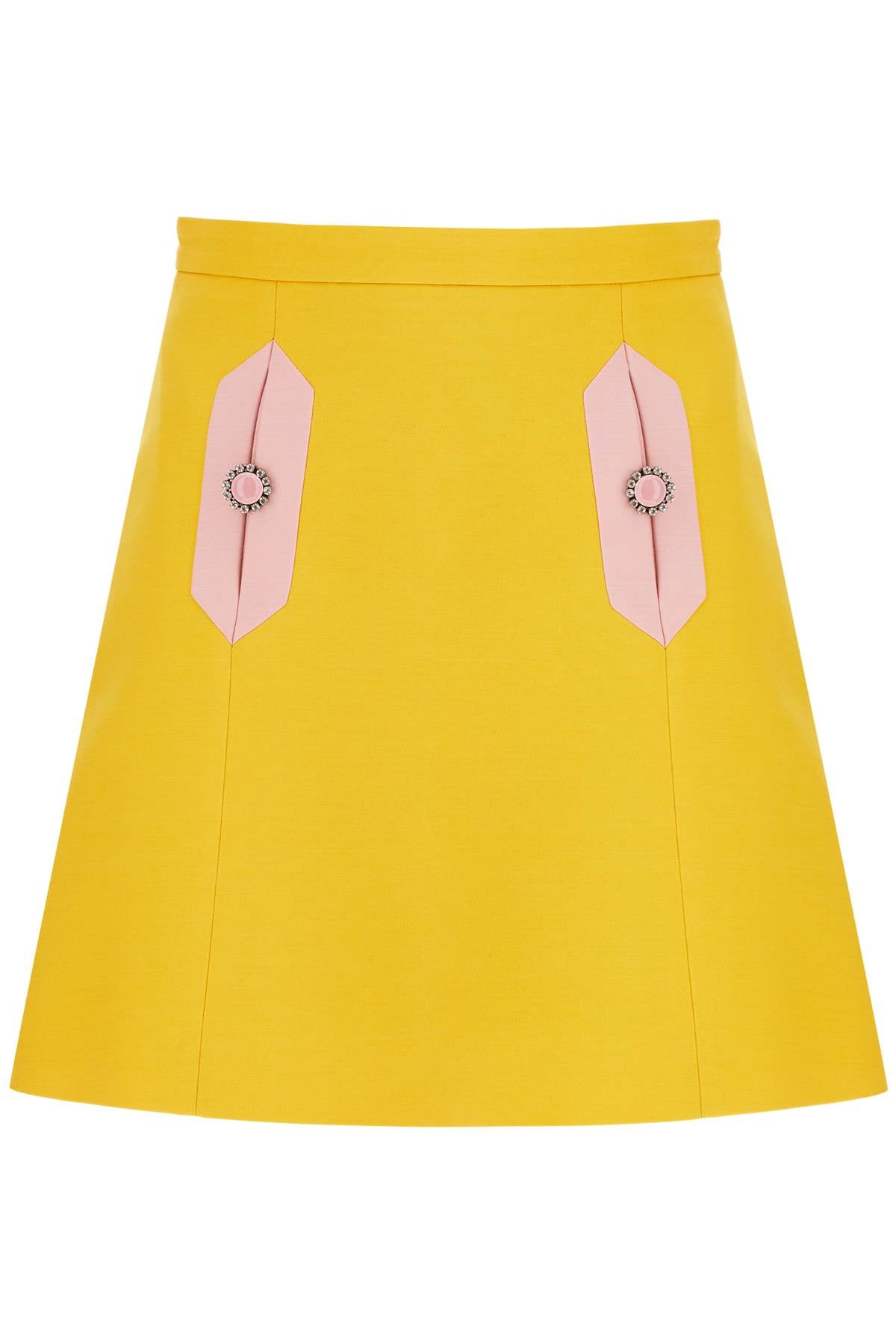 VALENTINO GARAVANI High-Waisted Flared Mini Skirt