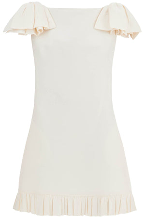 VALENTINO Mini Dress with Pleated Hem