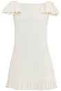 VALENTINO Mini Dress with Pleated Hem