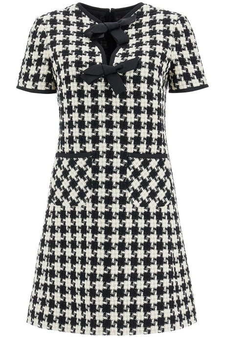 VALENTINO GARAVANI Elegant Short Mini Dress with Bow Details for Women