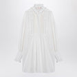 VALENTINO Stylish Mini Chemisier Dress with Ruffles