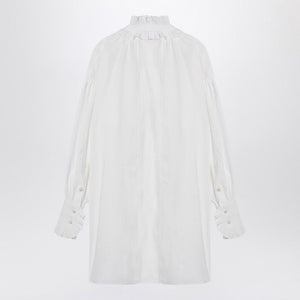 VALENTINO Stylish Mini Chemisier Dress with Ruffles