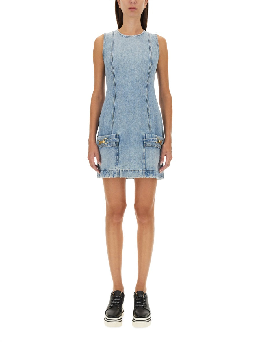 STELLA MCCARTNEY 100% Cotton Denim Dress - Perfect for Every Occasion