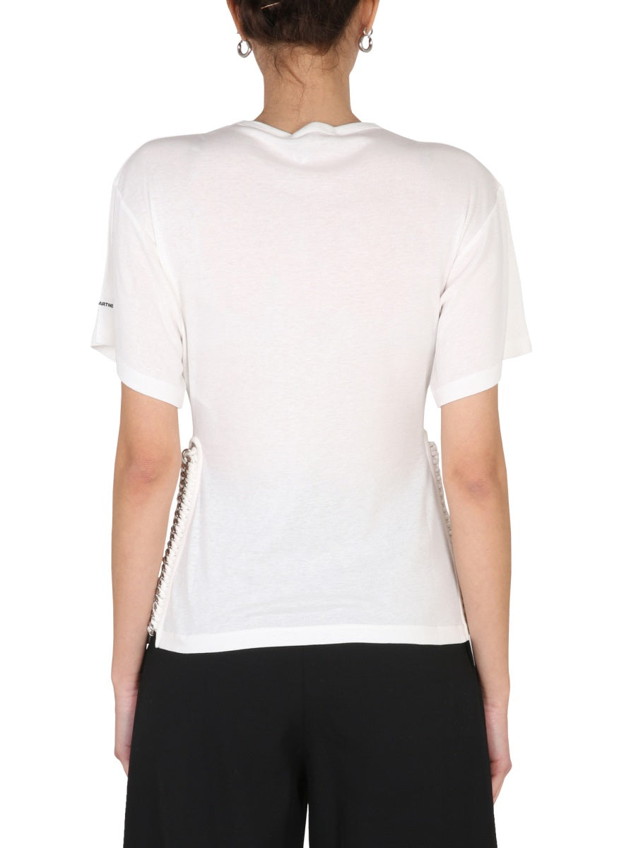 STELLA MCCARTNEY Chain Detail Crewneck T-Shirt for Women