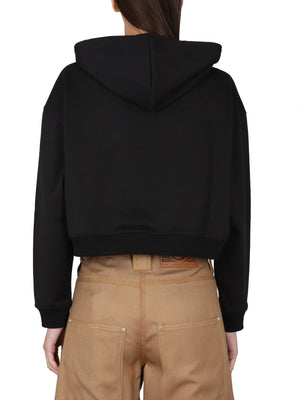 STELLA MCCARTNEY Cropped Sweatshirt with Logo