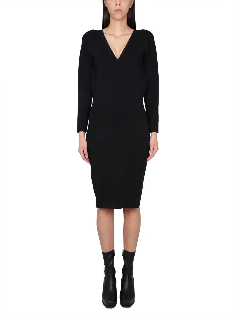 STELLA MCCARTNEY V-Neck Slim Fit Dress