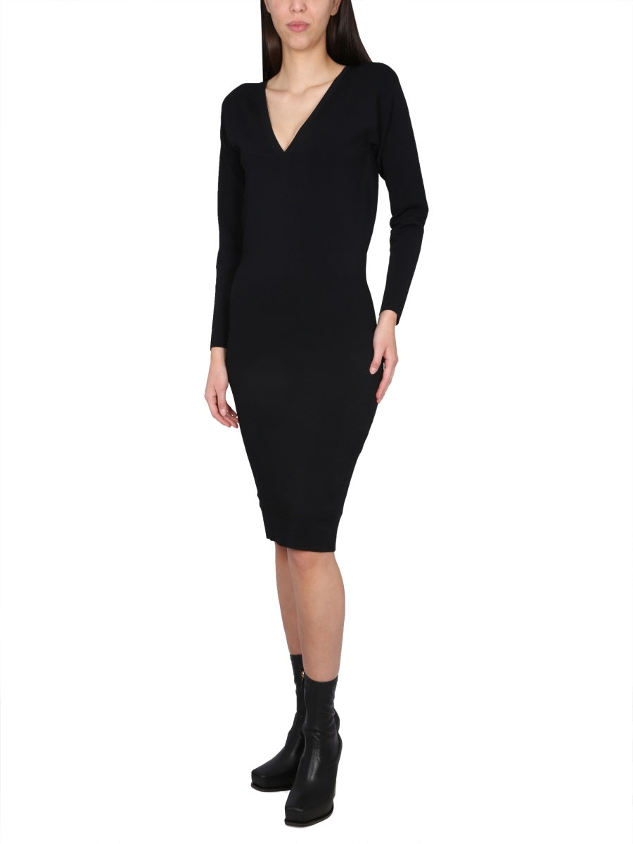 STELLA MCCARTNEY V-Neck Slim Fit Dress