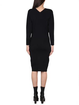 STELLA MCCARTNEY V-Neck Slim Fit Dress