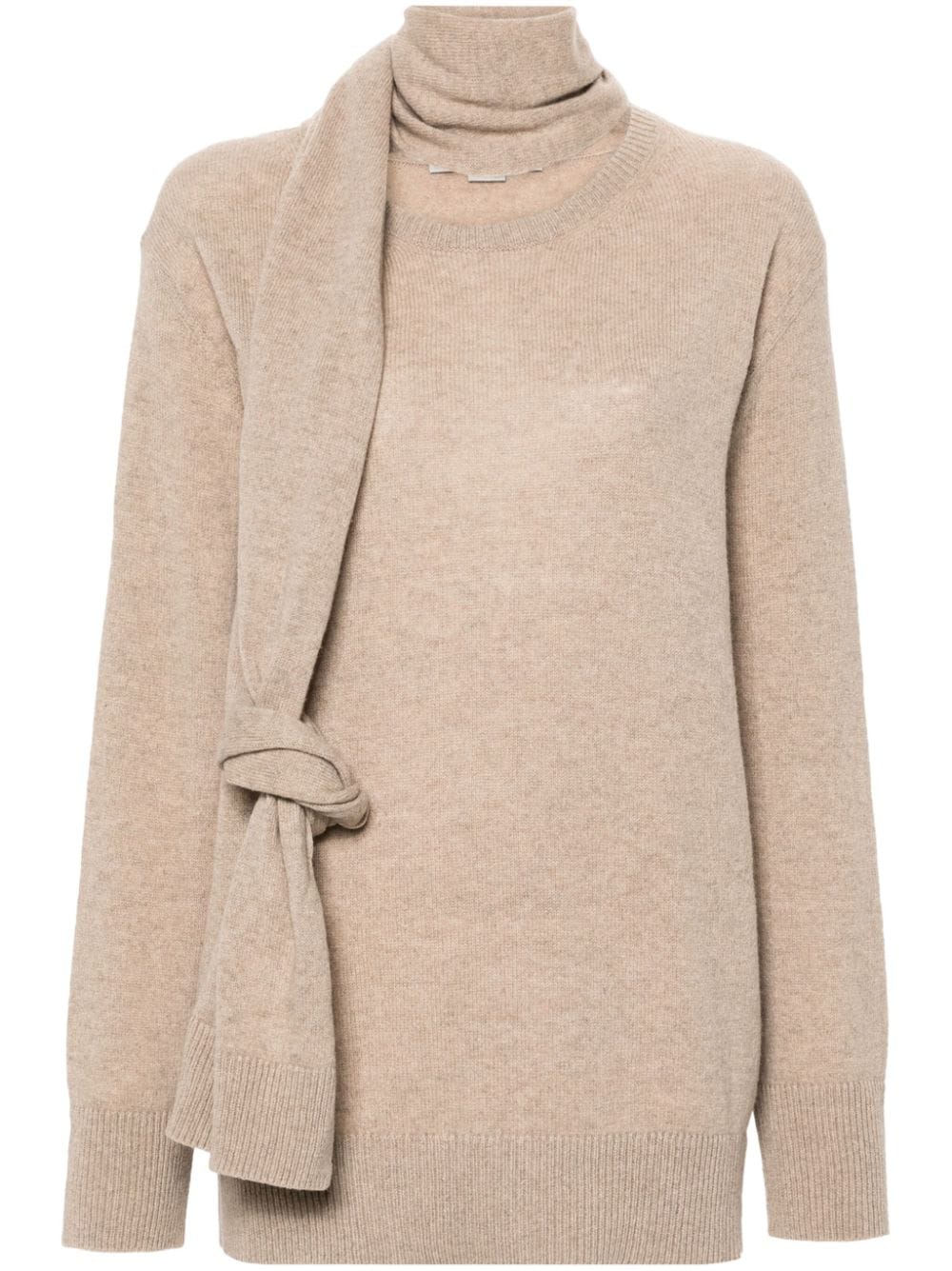 STELLA MCCARTNEY Cashmere Blend Fisherman's Knit Jumper - Short Sleeves