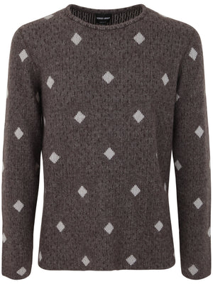 GIORGIO ARMANI Luxurious Cashmere Blend Sweater for Men