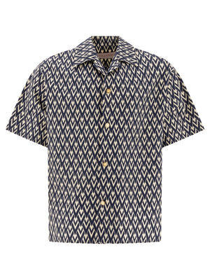 VALENTINO Men's 100% Cotton Casual Shirt