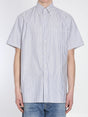 VALENTINO GARAVANI Oversized Striped Shirt - Short Sleeves