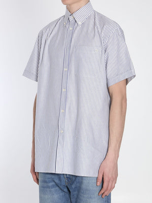 VALENTINO GARAVANI Oversized Striped Shirt - Short Sleeves