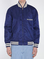 VALENTINO GARAVANI Men's Regular Fit Bomber Jacket with Chez Valentino Print - Size IT 50