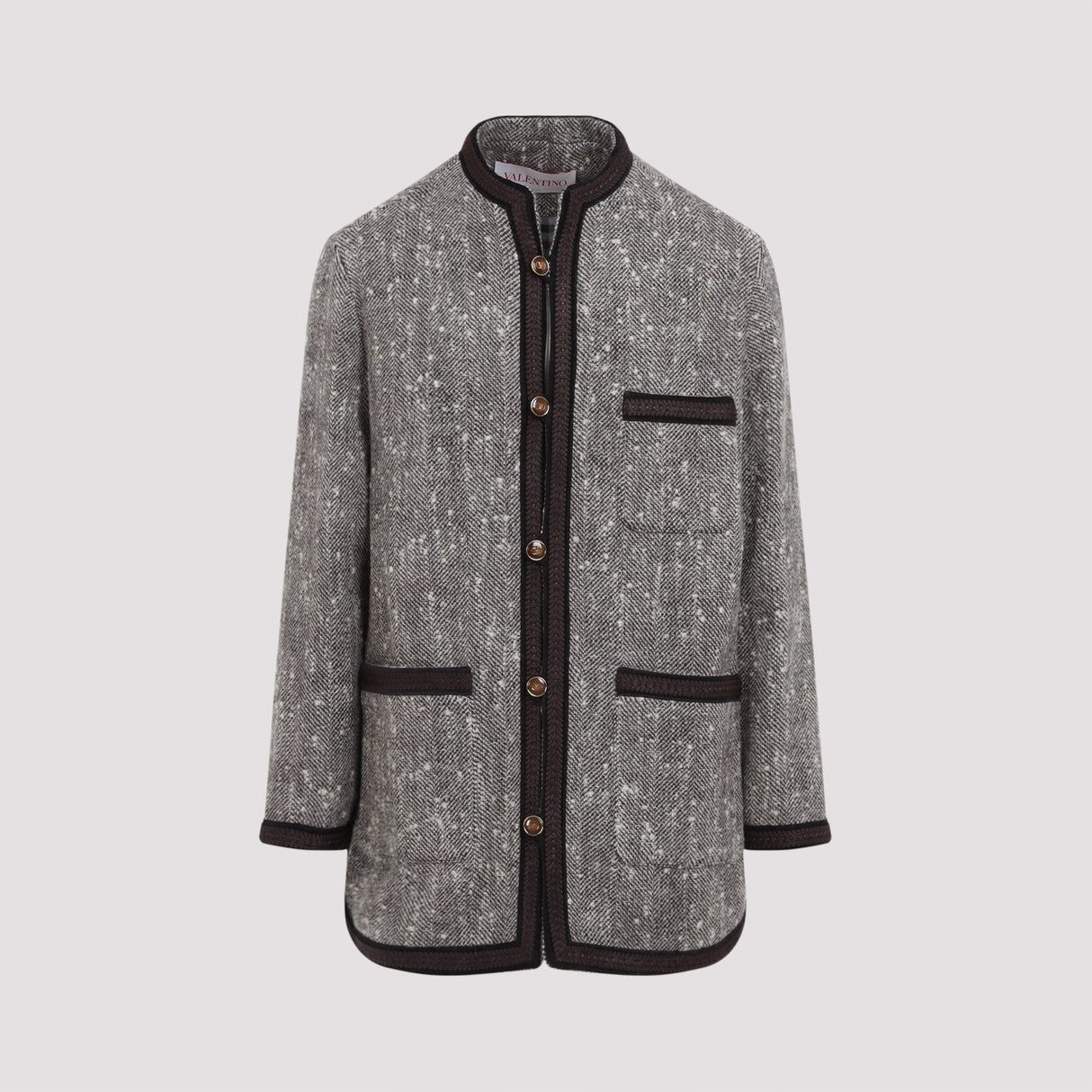 VALENTINO Sophisticated Wool Blend Jacket for Men