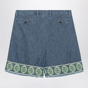 VALENTINO Men's Bermuda Shorts with Jacquard Detail