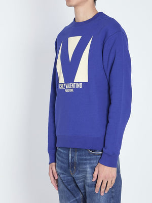 VALENTINO Long-Sleeved Crewneck Sweatshirt