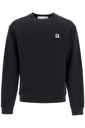 VALENTINO GARAVANI Crewneck Sweatshirt with Logo - Loose Fit