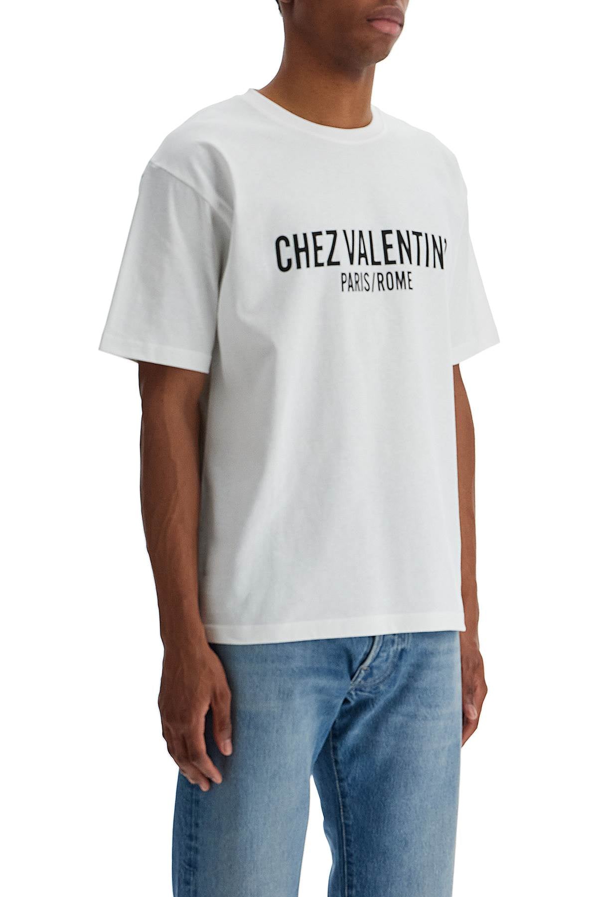 VALENTINO GARAVANI Men's Regular Fit 'Chez Valentino' Print T-Shirt