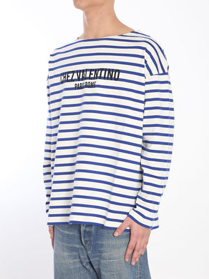 VALENTINO GARAVANI Striped Long-Sleeve T-Shirt - Size L