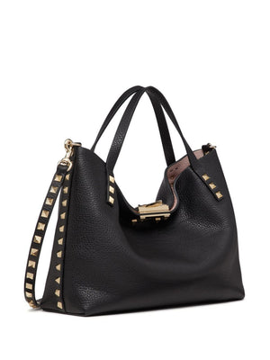 VALENTINO Mini Rockstud Small Tote Handbag