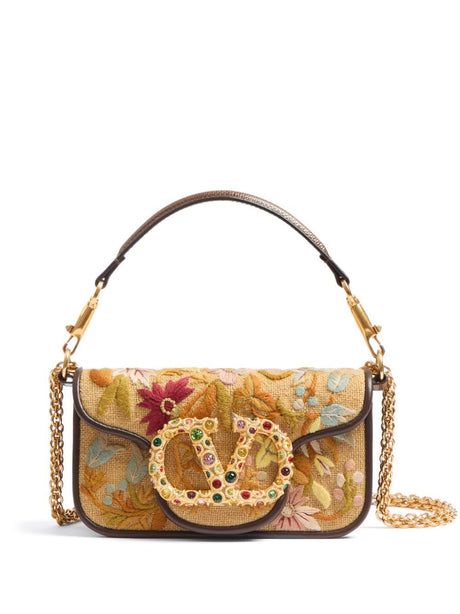 VALENTINO GARAVANI Mini Floral Pattern Shoulder Handbag