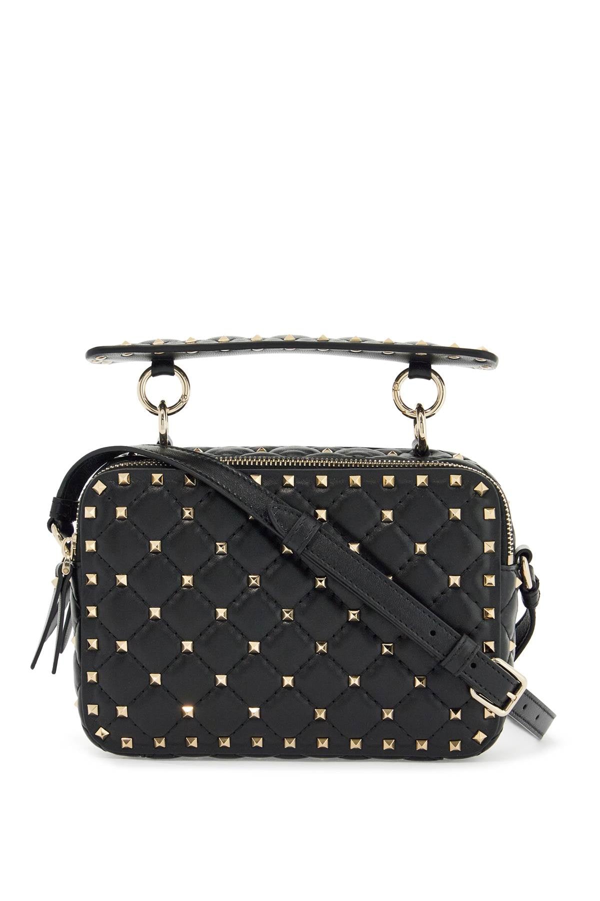 VALENTINO GARAVANI Mini Quilted Crossbody Bag with Golden Studs