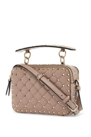 VALENTINO GARAVANI Mini Quilted Crossbody Bag with Golden Studs