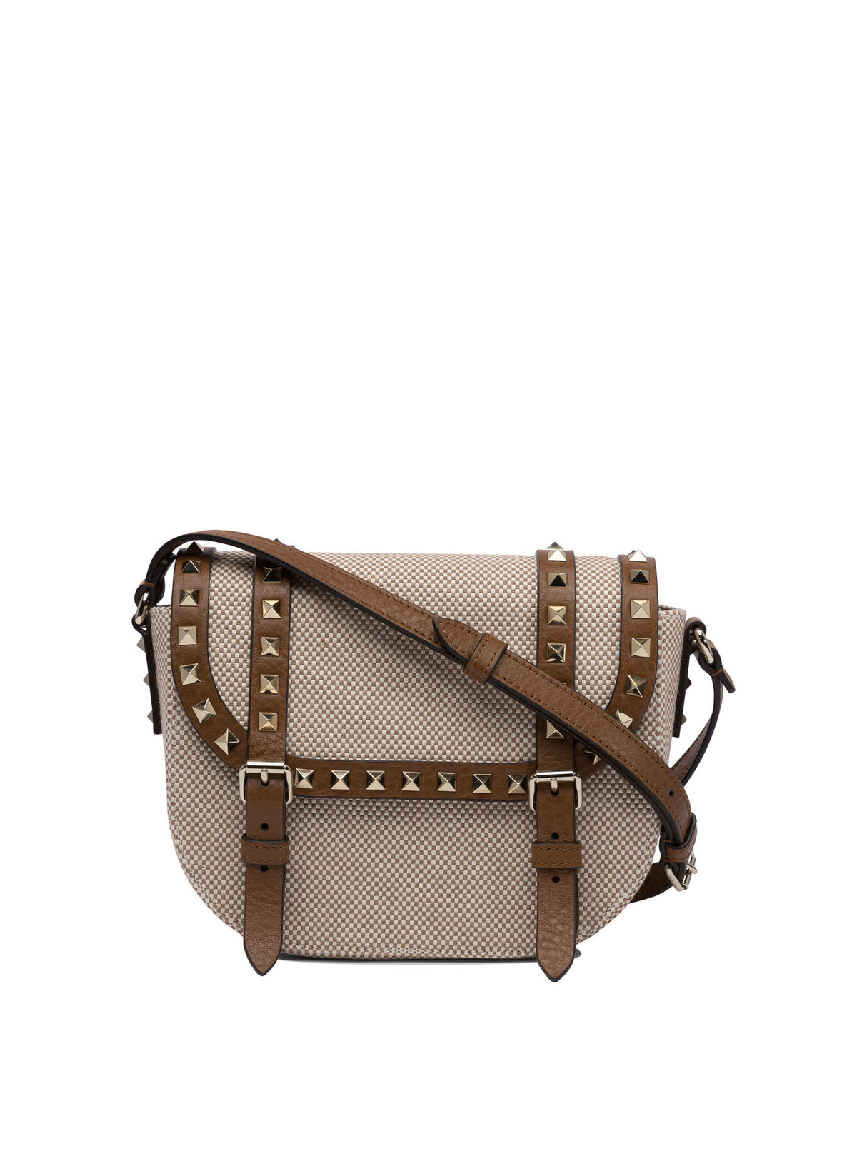 VALENTINO GARAVANI Rockstud Foldover Top Shoulder Mini Handbag