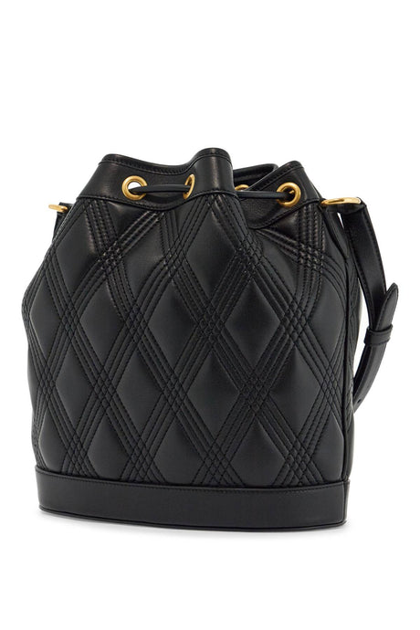 VALENTINO GARAVANI Quilted Leather Drawstring Mini Handbag