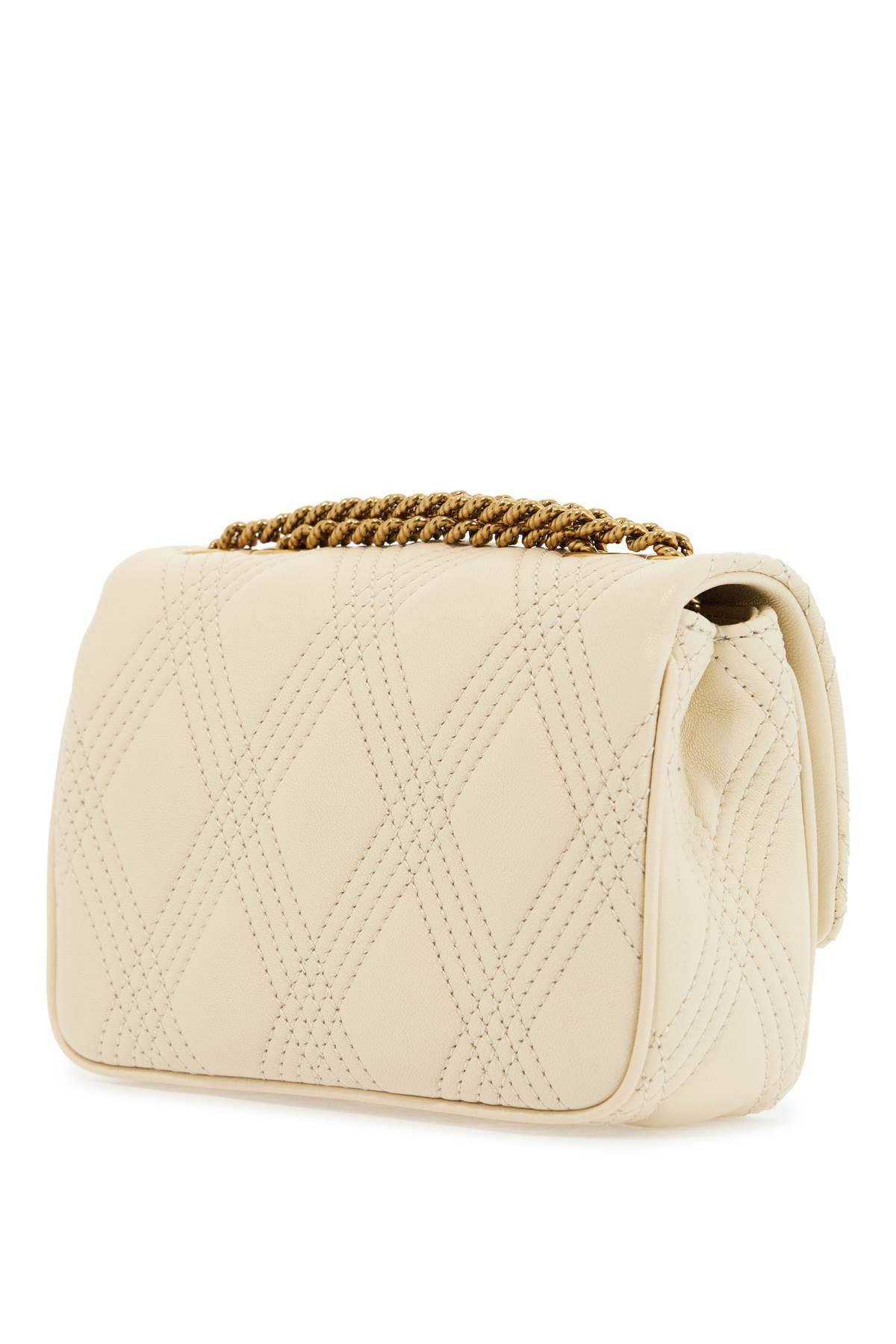 VALENTINO GARAVANI Mini Quilted Shoulder Handbag with Gold Chain