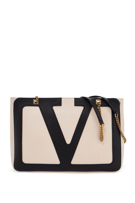 VALENTINO GARAVANI Elegant Mini Tote Handbag with Golden Chain