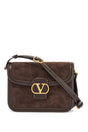 VALENTINO GARAVANI 9TO5 Mini Leather and Suede Shoulder Handbag