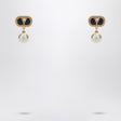 VALENTINO GARAVANI Oval Earrings with Swarovski Pearl