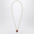 VALENTINO GARAVANI Royal Heart Pearl Necklace