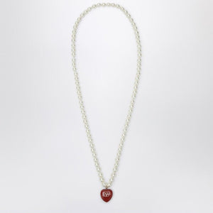 VALENTINO GARAVANI Royal Heart Pearl Necklace