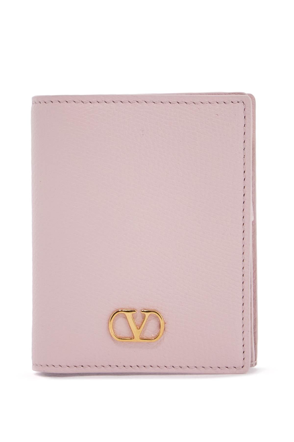 VALENTINO GARAVANI Mini Compact Wallet for Women with Zip Closure